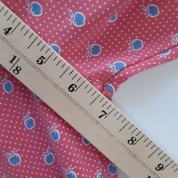 Matilda Jane Cortland Leggings Girls 4 Red Apple Ruffle Polka Dot Fall - Picture 8 of 9